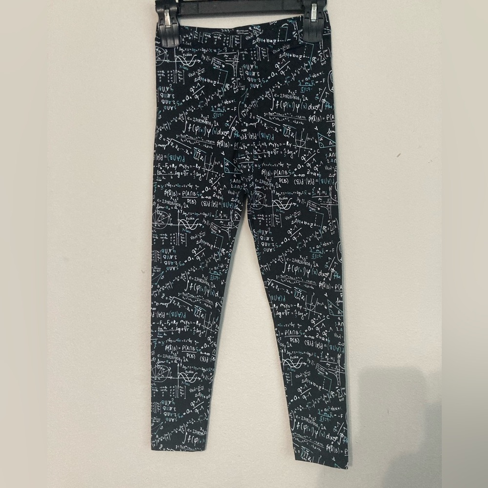 Spotted Zebra math leggings